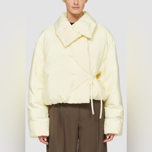 3.1 Philip Lim Ripstop Duvet Collar Puff Coat In Size XS